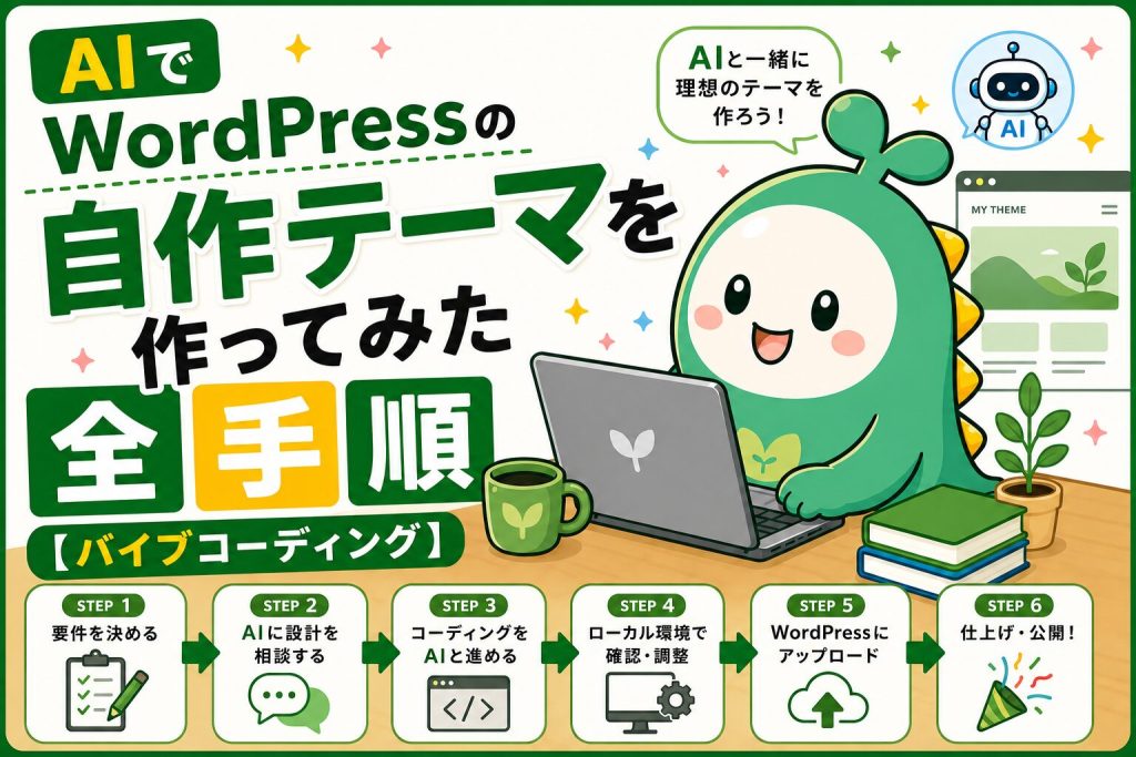 AIでWordPressテーマを作ってみた！のアイキャッチ画像